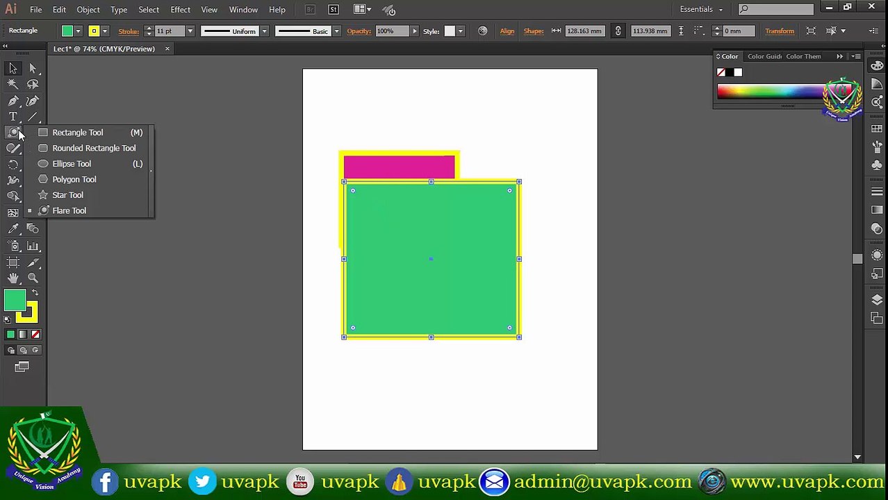 Lecture 1 how to use direct selection group selection  tool in adobe Illustrator In Hindi Urdu