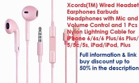 Xcords(TM) Wired Headset Earphones Earbuds Headphones with Mic and Volume Control