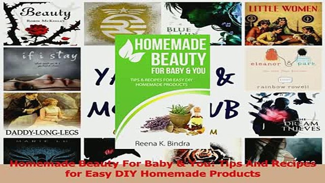 Download Homemade Beauty For Baby You Tips And Recipes for Easy DIY Homemade Products Ebook Free