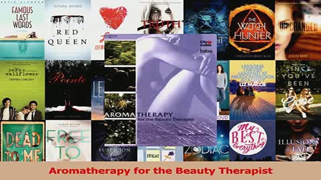 Read  Aromatherapy for the Beauty Therapist Ebook Free