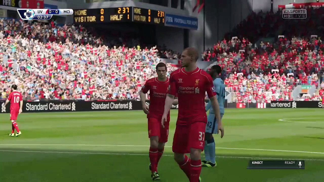 1st half gameplay: FIFA 15