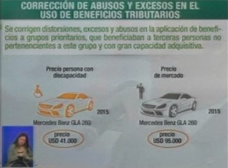 Reforma tributaria sobre compra de vehículos tercera edad