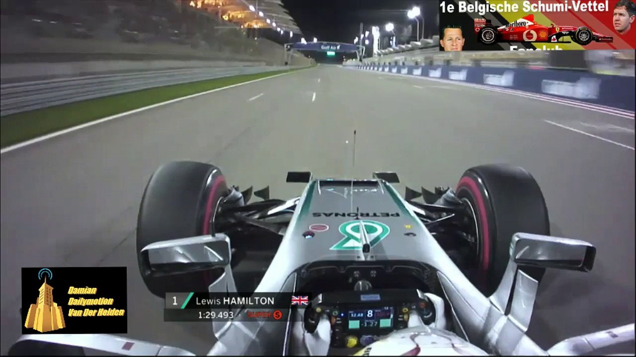 F1 2016 Bahrain Lewis Hamilton pole lap Lap record