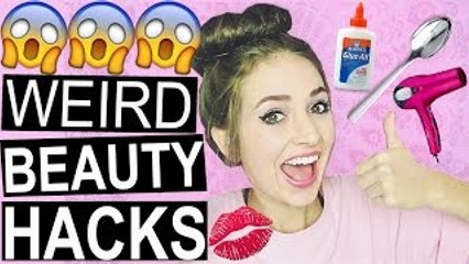 10 Weird Beauty and Life Hacks with Courtney Randall!