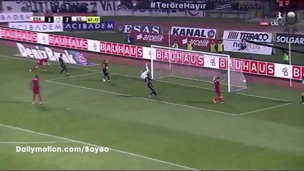 Kaan Kanak Goal HD - Eskisehirspor 4-2 Galatasaray - 02-04-2016