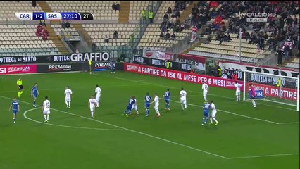 Francesco Acerbi Goal HD - Carpi 1-3 Sassuolo - 02-04-2016
