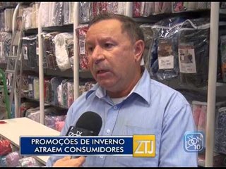14-07-2015 -  PROMOÇÕES DE INVERNO ATRAEM CONSUMIDORES - ZOOM TV JORNAL