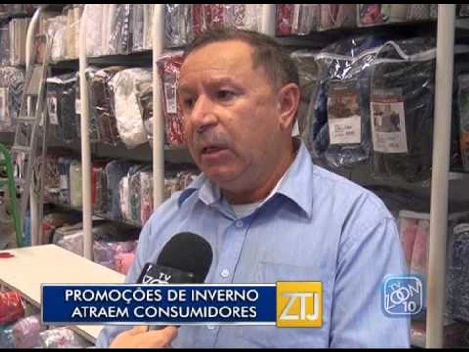 14-07-2015 -  PROMOÇÕES DE INVERNO ATRAEM CONSUMIDORES - ZOOM TV JORNAL
