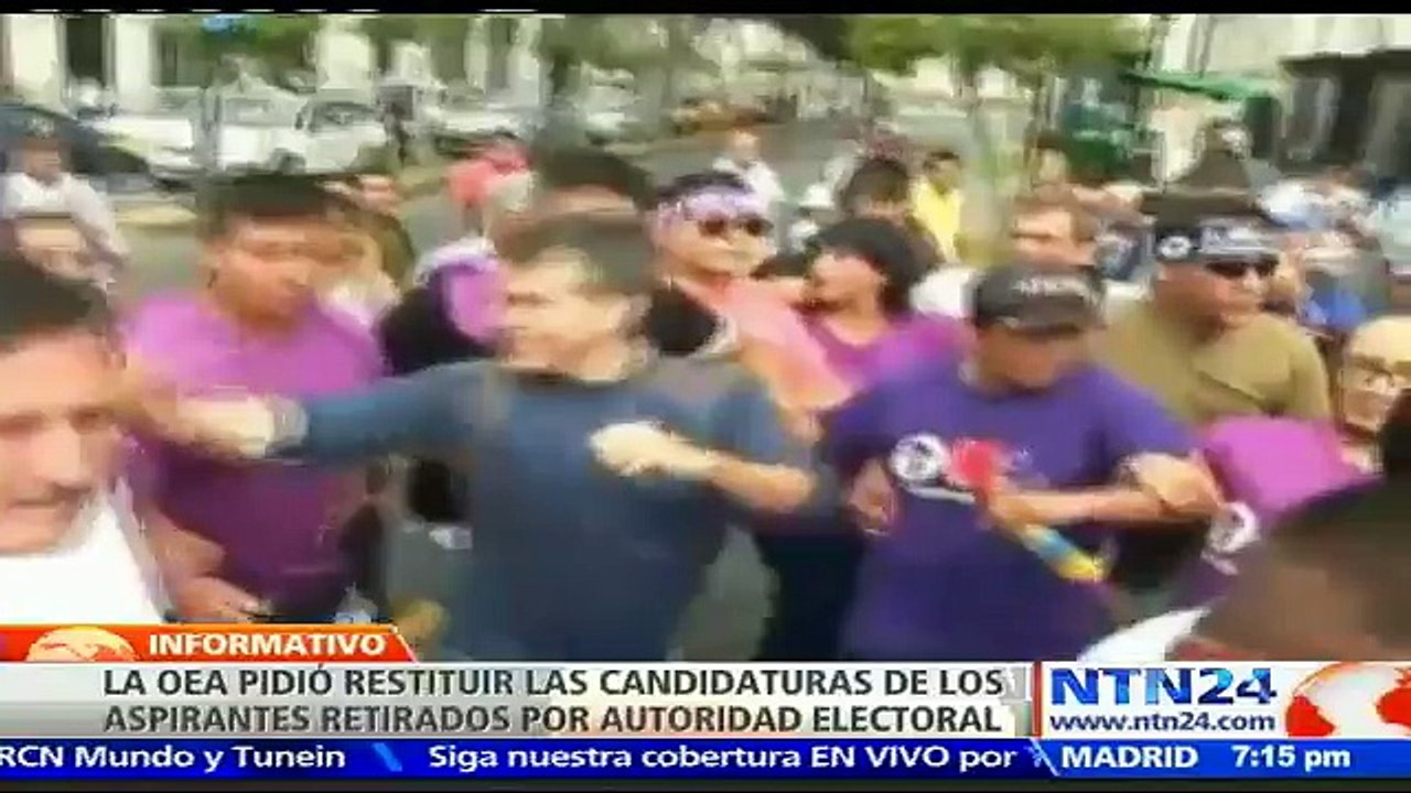 Secretario general de la OEA considera que Jurado electoral no da garantías para comicios de Perú