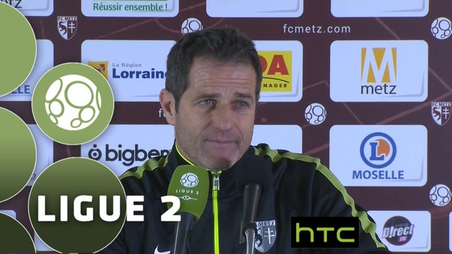 Conférence de presse FC Metz - Chamois Niortais (2-0) : Philippe HINSCHBERGER (FCM) - (CNFC) - 2015/2016