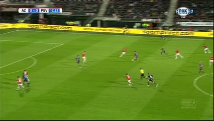 Gaston Pereiro Goal HD - AZ Alkmaar 0 - 1 PSV - 02-04-2016