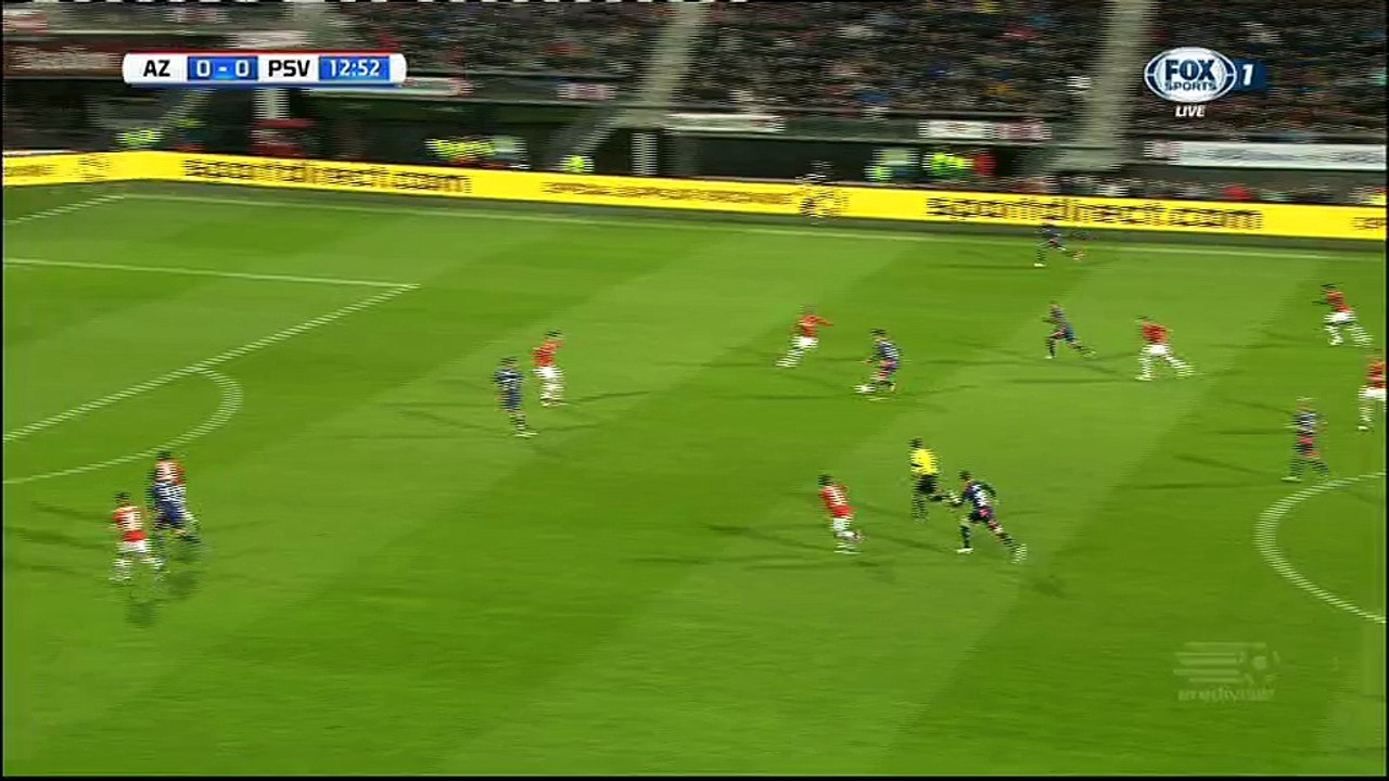 Gaston Pereiro Goal HD - AZ Alkmaar 0 - 1 PSV - 02-04-2016