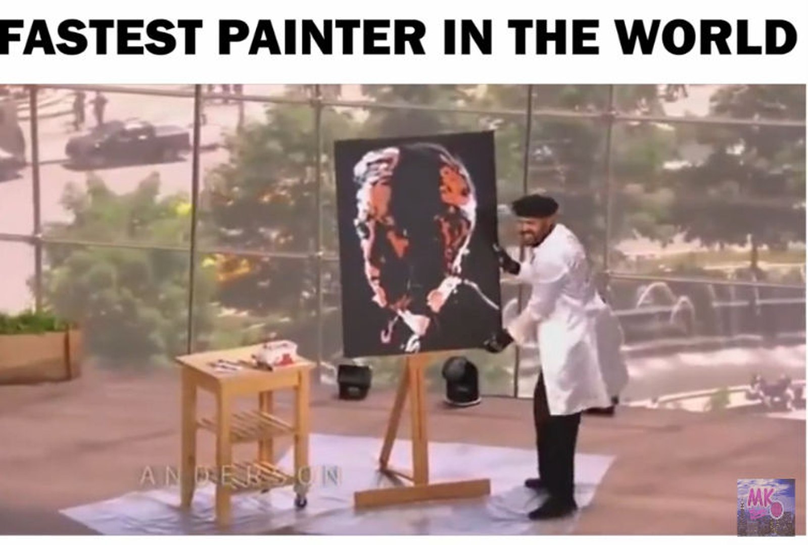 ⁣Fastest painter in world
