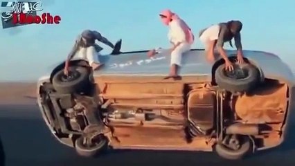 Car crash -30. Arab drift. Accident in Saudi Arabia. Арабский дрифтинг