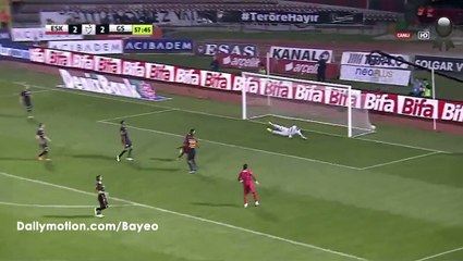 Anel Hadzic Goal HD - Eskisehirspor 3-2 Galatasaray - 02-04-2016