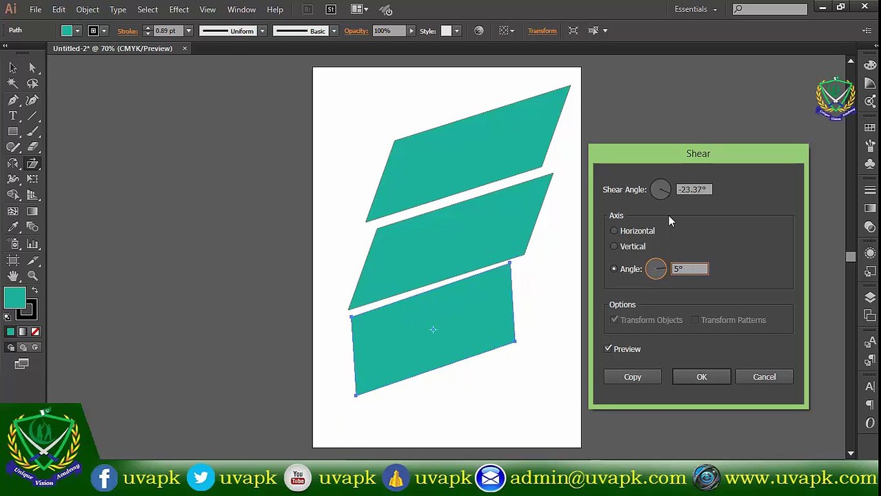 Lecture 14 how to use shape scale tool in adobe Illustrator In Hindi Urdu