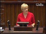 Poseł Ewa Drozd - Wystąpienie z dnia 31 marca 2016 roku.