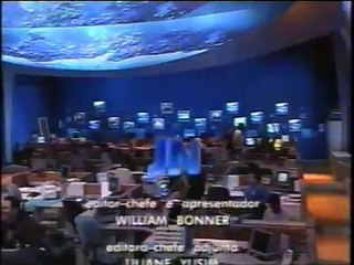 Fim do Jornal Nacional + Início de Paraíso Tropical (26/05/2007)