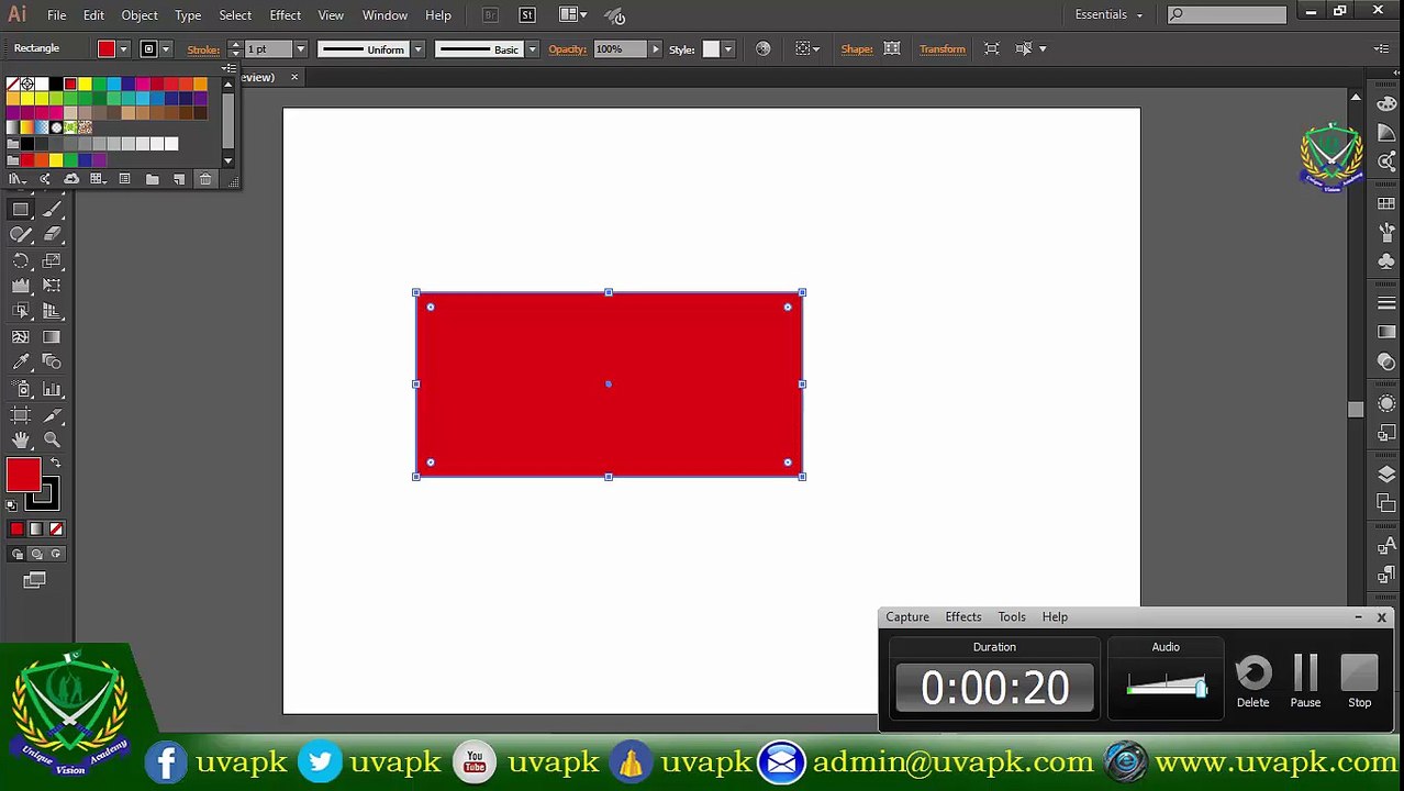 Lecture 16 how to use free transform tool in adobe Illustrator In Hindi Urdu