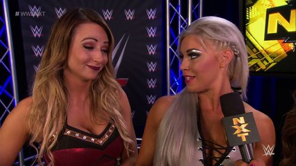 WWE Dana Brooke & Emma Backstage Segment show