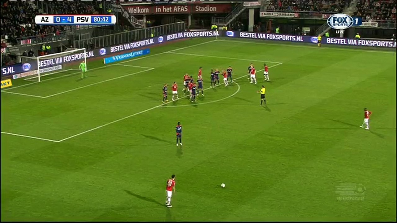 Jop van der Linden Goal HD - AZ Alkmaar 1- 4 PSV - 02-04-2016