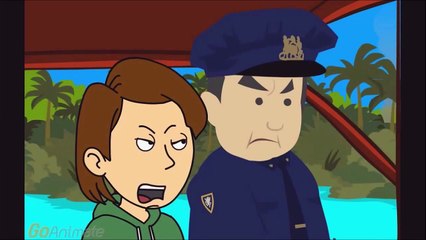 Caillou Steals His Red Car Grounded