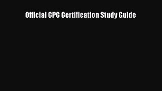 Download Official CPC Certification Study Guide Free Books