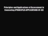 [PDF] Principles and Applications of Assessment in Counseling [PRINCIPLES APPLICATIONS OF-3E]