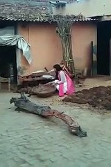 Village Drama Scene Behind the camera