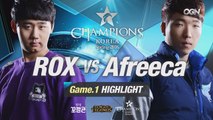 [H/L 2016.04.02] ROX vs Afreeca Game 1 - RO2 l 롯데 꼬깔콘 LoL Champions Korea Spring 2016