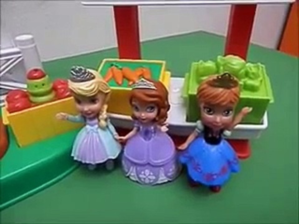 BARBIE TOY EPISODES 2015 - Mini Toddler Elsa & Anna/Sofia The First Toys - Disney Princess