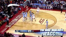 Boston College vs. North Carolina Basketball Highlights (2015-16)