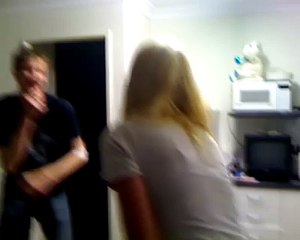 Random brother and sister playfight....