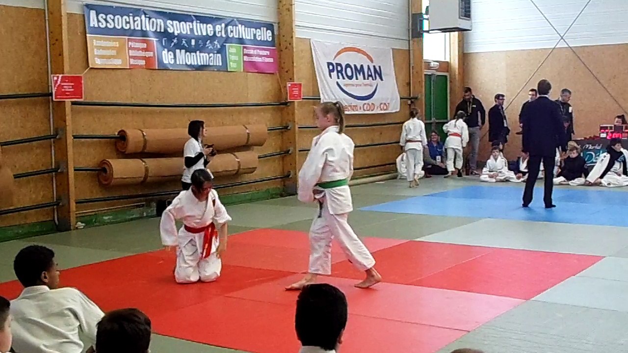 noemye competion judo le 02/04/16 1er combat