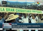 Bolivia: Evo Morales inaugura Cumbre de Movimientos Sociales