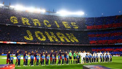 Clasico - L'hommage du Camp Nou à Cruyff