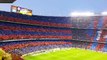 FC Barcelone – Real Madrid  le tifo hommage à Johan Cruyff