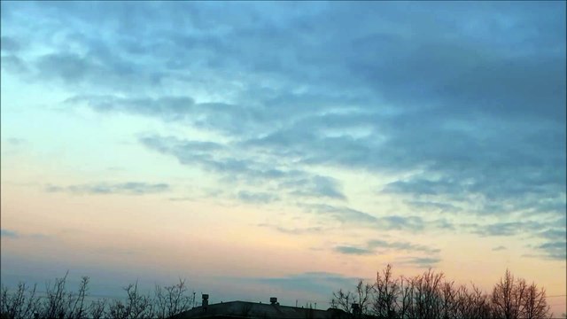 розовый закат