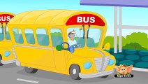 Down at the Bus Stop-Children Nursery Rhyme-Children Song-Educational Songs