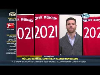 Müller, Boateng, Alonso y Javi Martínez, renovados