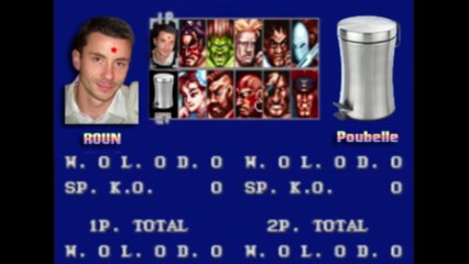 Street Fighter II [homme vs poubelle]