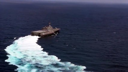 US Navy - USS Independence (LCS 2) Maneuvering Capabilities Demonstration [1080p]