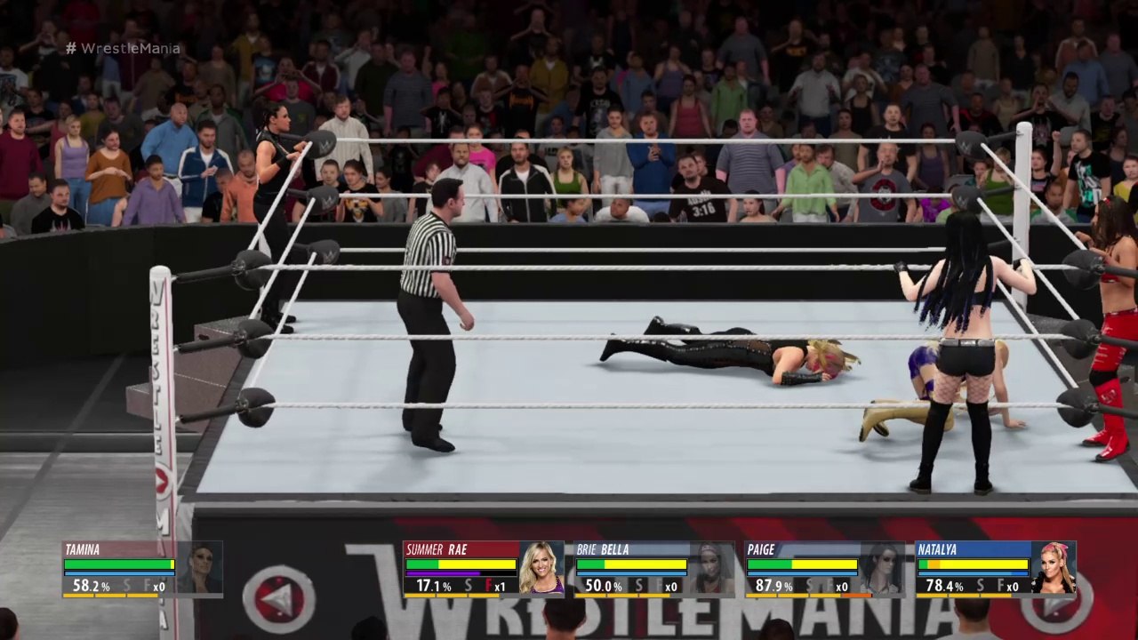 WRESTLEMANIA 32 | TOTAL DIVAS V. TEAM B.A.D (Full Match)