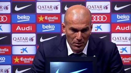 Clasico - Zidane: "Ce n'était pas un adversaire facile"