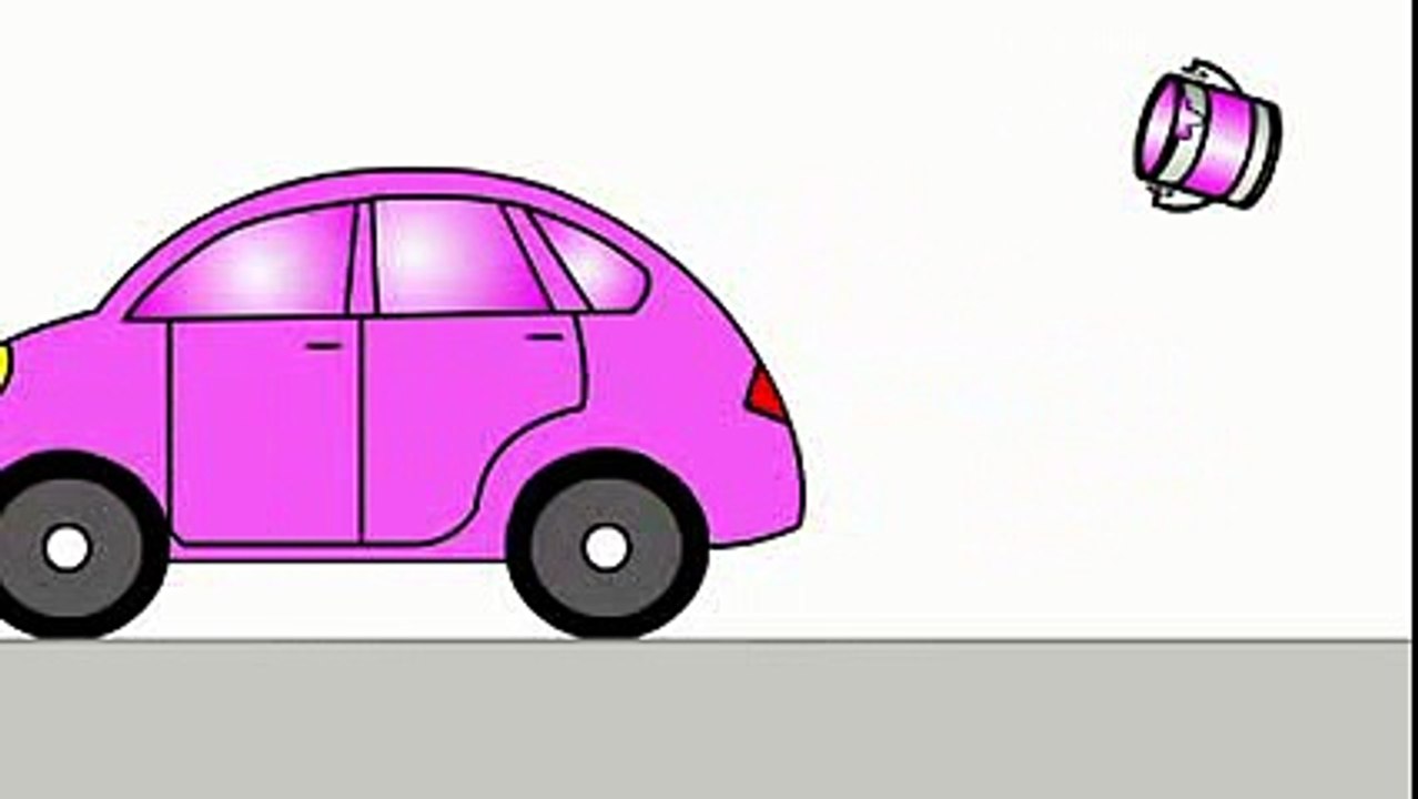 Smart Kids Learn Color Cartoons for Children 5- Coloured Cars [聪明的孩子创建具有彩色形状] ABC 123 - YouTube_2