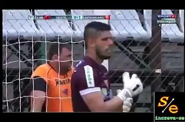 Quand un chien s'incruste sur un terrain de foot au Brésil