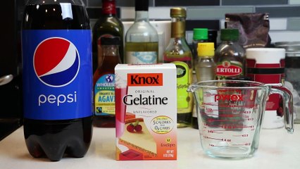 How to Make HUGE TWO LITER Gummy Pepsi Cola Bottle Fun & Easy Make Your Own Jello Dessert!