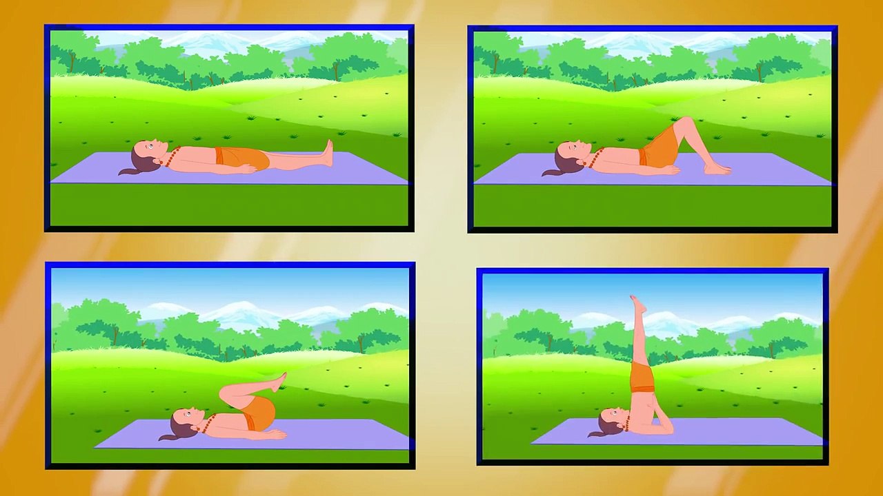 Learn Yoga in Hindi - Sarvangasana