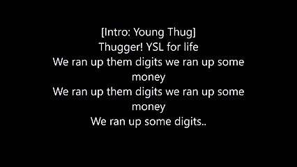 Young Thug - Digits (Lyrics) Ft. Meek Mill