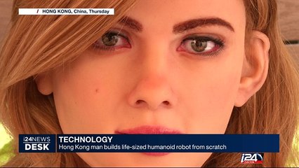 Hong Kong techie builds female robot prototype